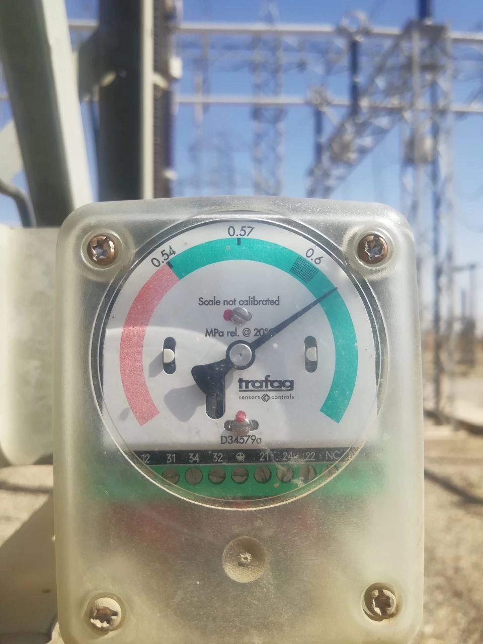 گیج گاز SF6 ترافاگ سوئیس